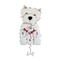 Allen Design - Orologio da parete con pendolo WESTLAND HIGH TERRIER