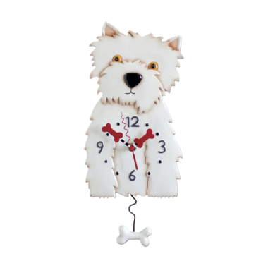 Allen Design - Orologio da parete con pendolo WESTLAND HIGH TERRIER