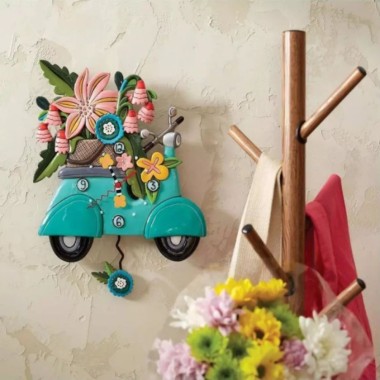 Allen Design - Orologio da parete con pendolo VESPA