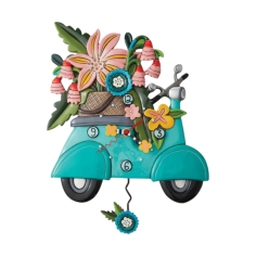 Allen Design - Orologio da parete con pendolo VESPA