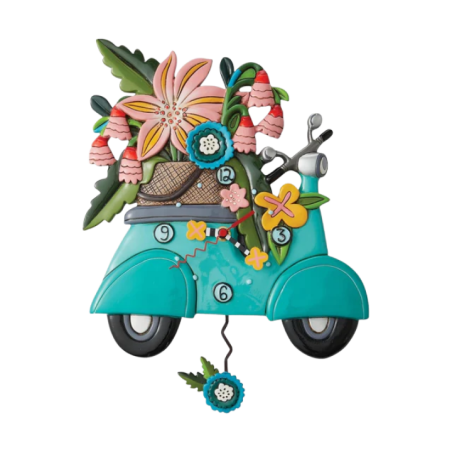 Allen Design - Orologio da parete con pendolo VESPA