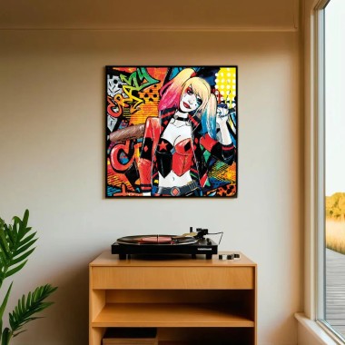 Egan - Quadro 'Harley Quinn'' 50X50