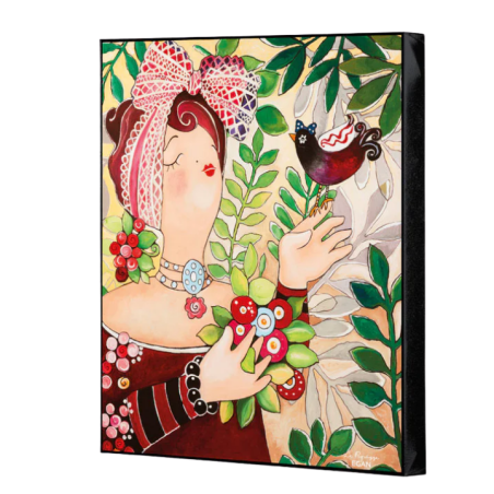 Egan - Quadro "LE PUPAZZE - LA MIRANDA'' 50X60