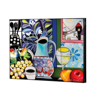 Egan - Quadro "SOPRA IL TAVOLO'' 100X80