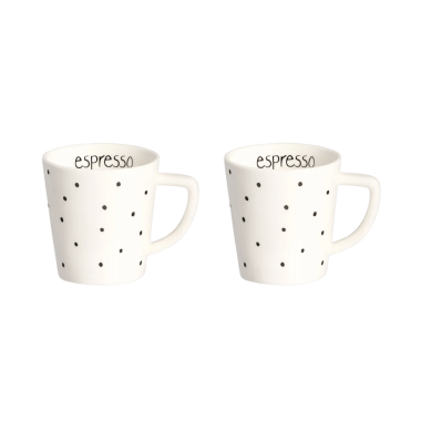Simple Day - Set 2 tazzine espresso Pois espresso
