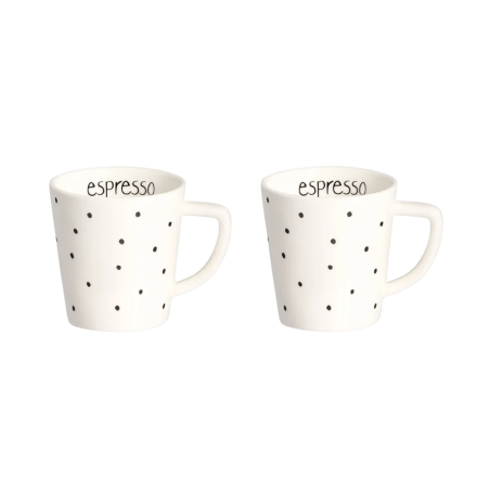 Simple Day - Set 2 tazzine espresso Pois espresso
