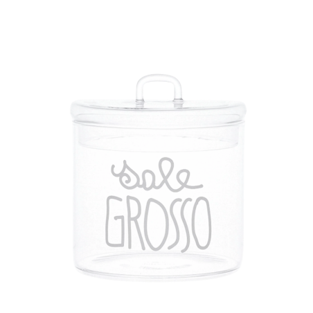 Simple Day - Barattolo Sale grosso in corsivo bianco