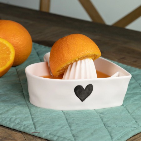 Spremiagrumi Cuore Grigio