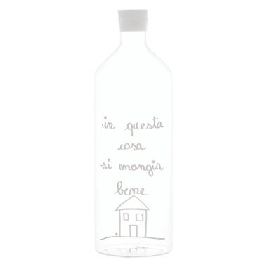 Bottiglia In questa casa si mangia bene