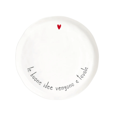 Set 2 Piatti piani Le buone idee vengono a tavola