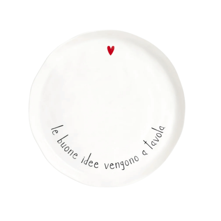 Set 2 Piatti piani Le buone idee vengono a tavola