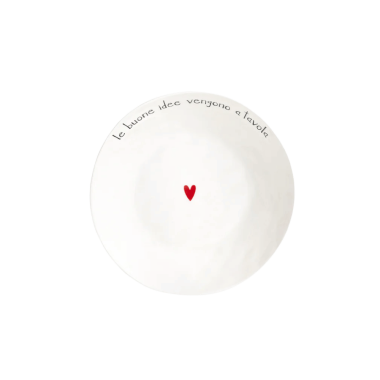 Set 2 Piatti fondi Le buone idee vengono a tavola