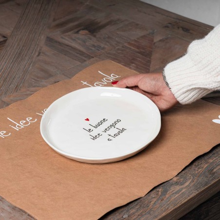 Set 2 Piatti da dessert Le buone idee vengono a tavola