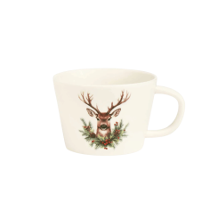 Tazza colazione Cervo con Ghirlanda 580ml