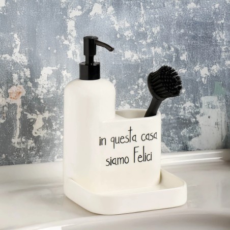 Dosasapone Plus bianco In questa casa siamo felici