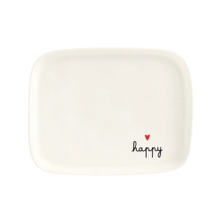 Piatto rettangolare Happy