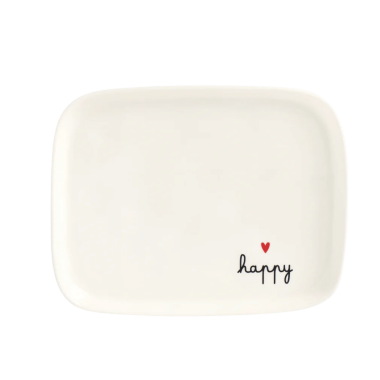 Piatto rettangolare Happy