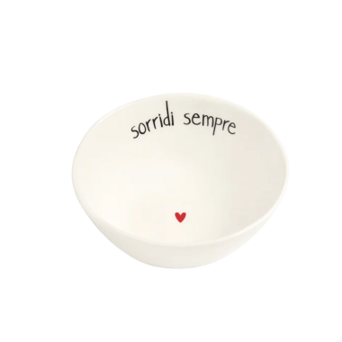 Set 2 Coppette in gres Ogni giorno è speciale