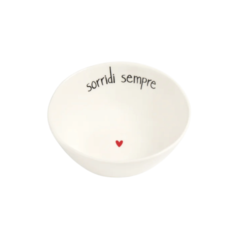 Set 2 Coppette in gres Ogni giorno è speciale