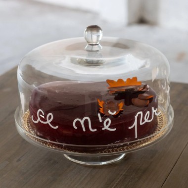 Campana in vetro per dolci Ce n'è Per Tutti