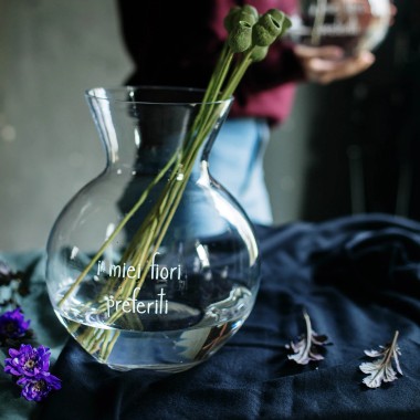 Vaso Portafiori decoro I miei fiori preferiti