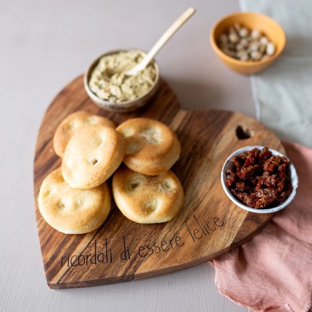 Tagliere a cuore Ricordati di essere felice