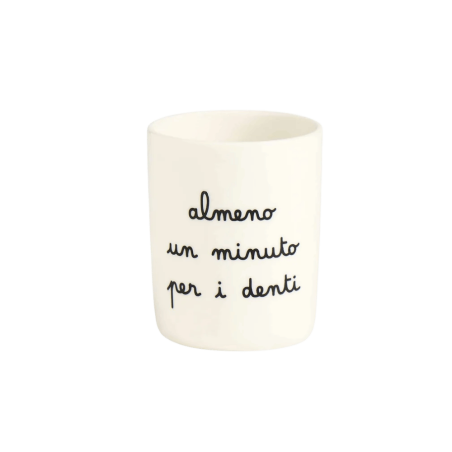 Portaspazzolino Almeno un minuto per i denti