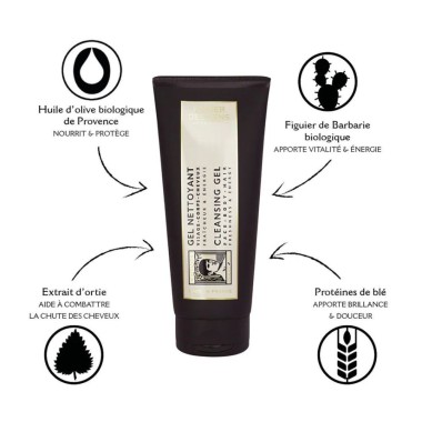 Gel detergente per corpo, viso e capelli - Idratazione ed energia